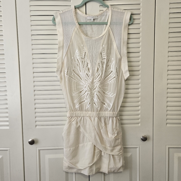 IRO Brady Mini Dress Off White Size 34/Small - Picture 2 of 11